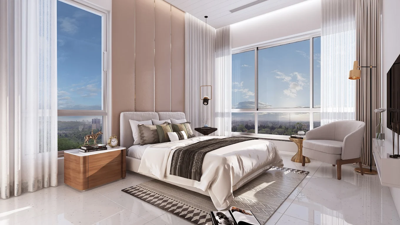 Kumar parth tower- Baner_Master bedroom